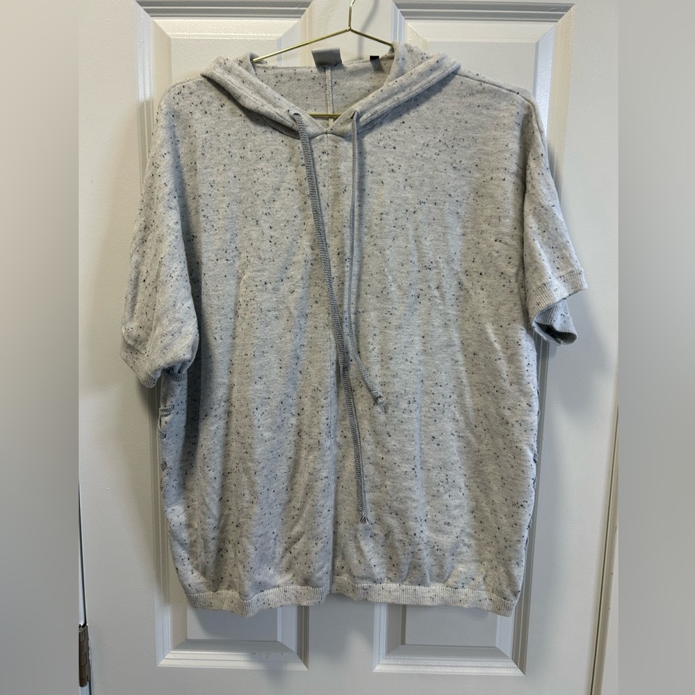 Cabi salt and pepper gray sweater hoodie